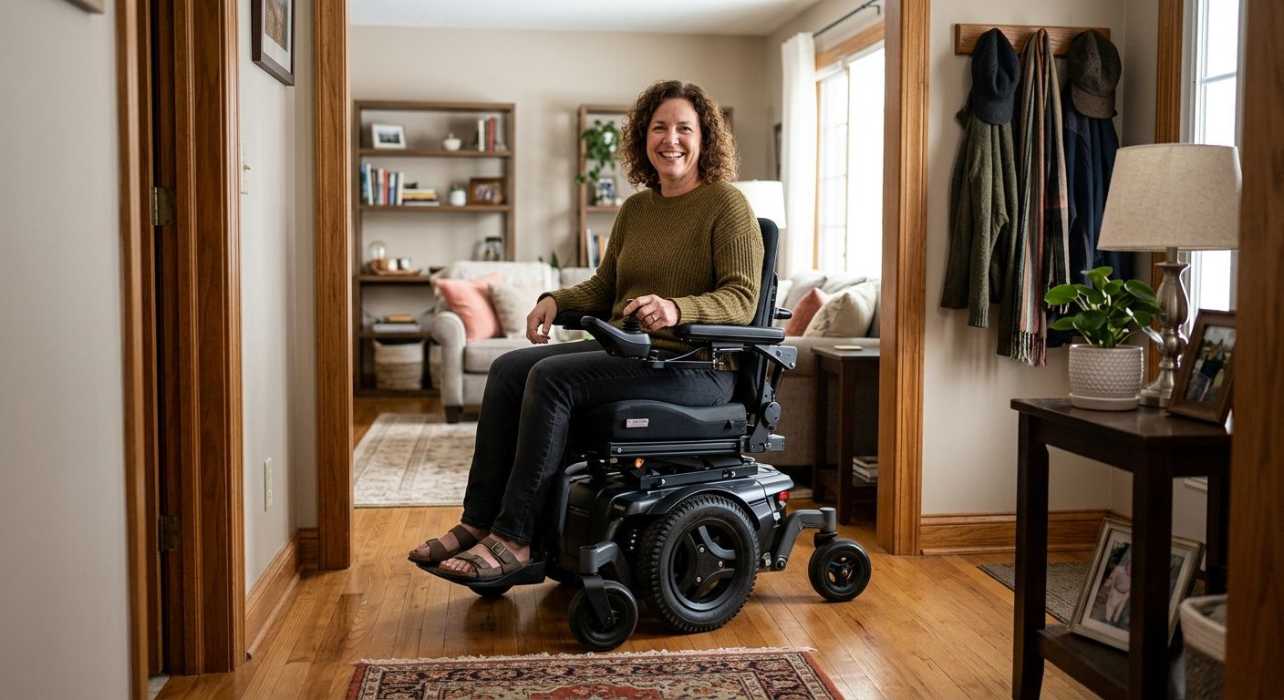 Best Mid Wheel Drive Power Wheelchair for Tight Turning Radius